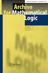 ARCHIVE FOR MATHEMATICAL LOGIC雜志封面